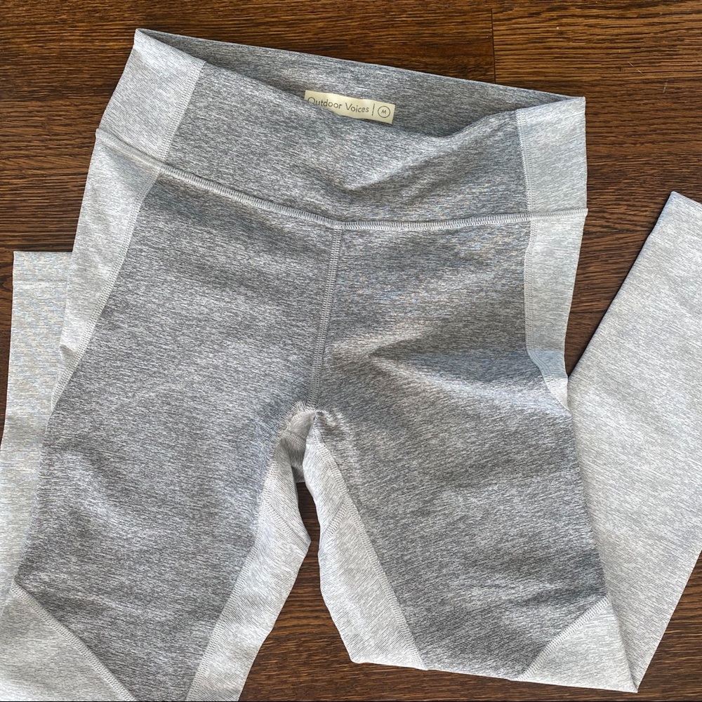 Outdoor Voices Warmup Legging 3/4 Dove/Ash